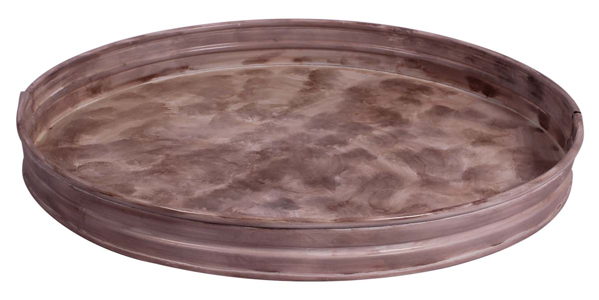 Catchall Tray – Round Shaped – Cast in Iron – Antique Brown Finish – Vintage-Look Holders & Organizers – Home & Kitchen  - Buy in Bulk Wholesale